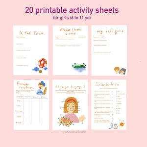 Attività per bambini stampabile, personalizzata, diario, cartella di lavoro, scuola a casa, attività Eid, foglio di lavoro, attività di festa, creativa, regalo per bambini