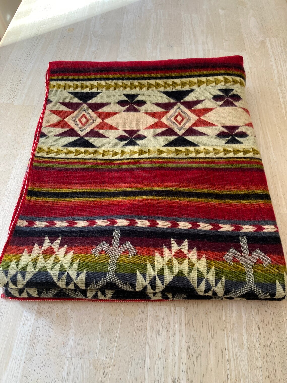 Alpaca Aztec Blanket Etsy