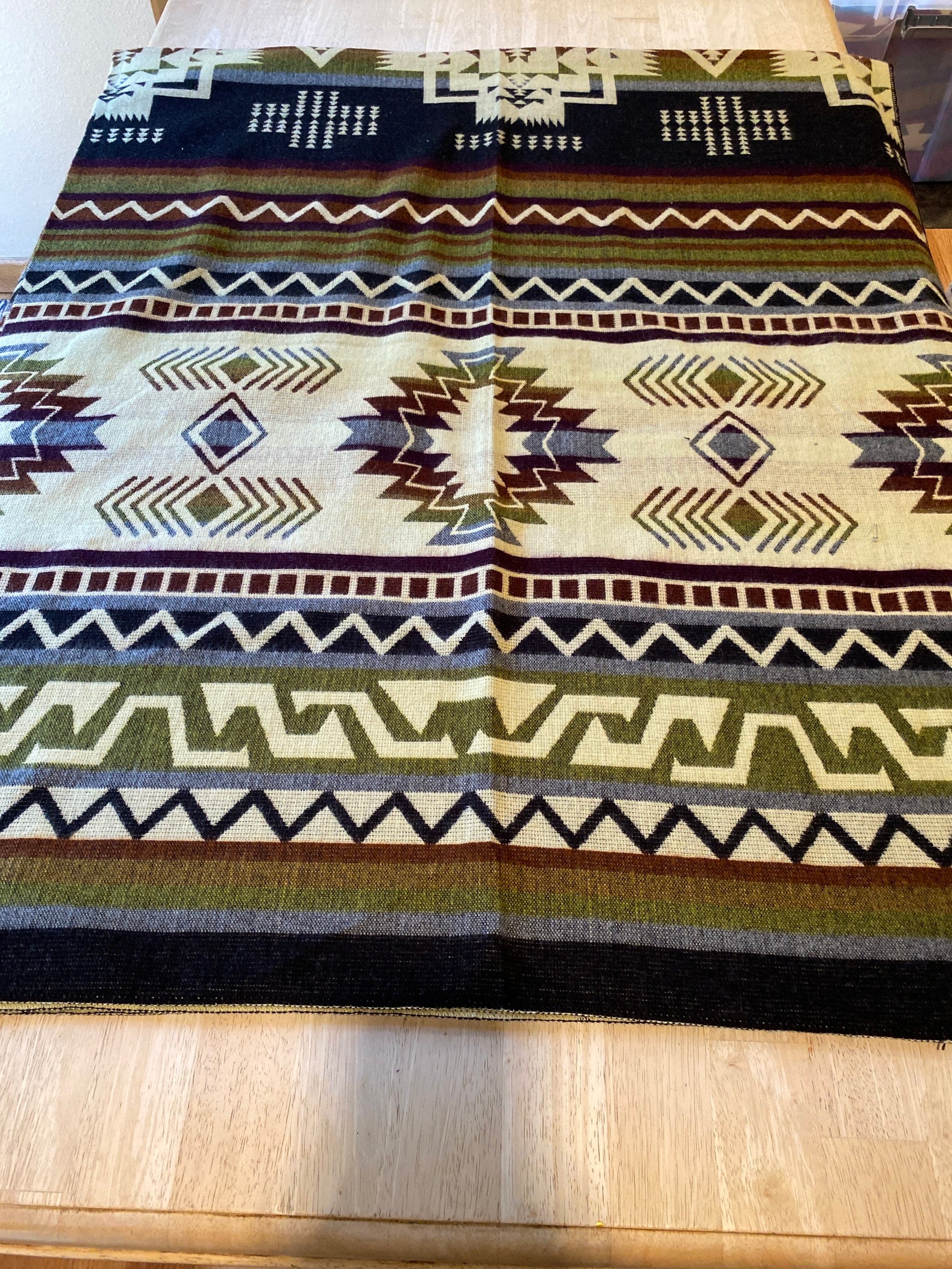 Alpaca Aztec Blanket Etsy