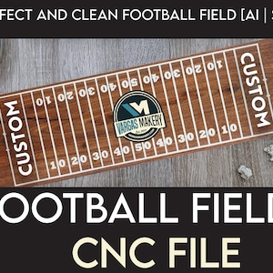 Perfect and clean Football field file [AI | SVG]  Clipart Craft Cut Vector Files