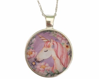 Collana per ragazze unicorno