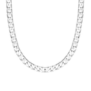 Silver Plated Imported Quality Cuban Chain for Men & Women ,Fashion Chain,