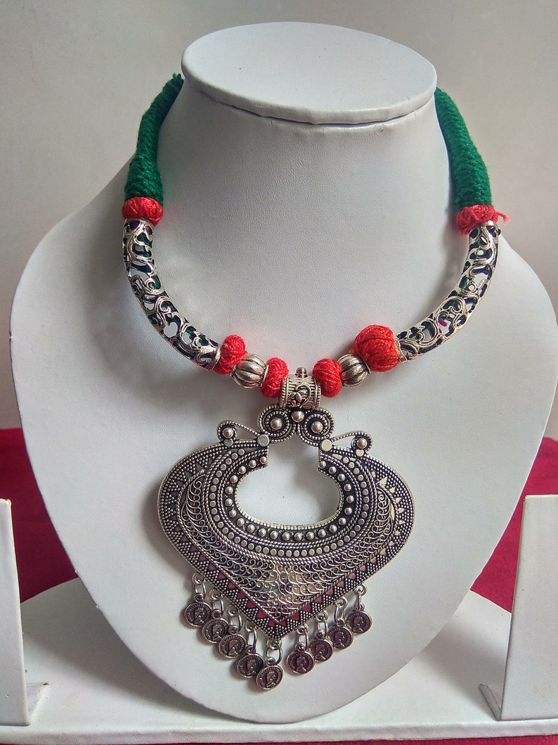 Dori necklace925 sterling silver pendant in thread dori Etsy