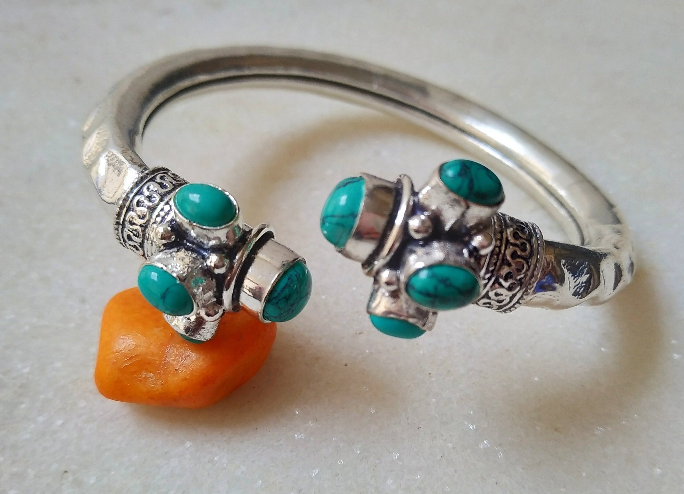 Bangle Bracelet, Indian Traditional Kada, TURQUOISE Bangle