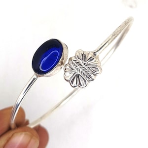 Buy One Get One Free, Multistone Bangle , Gemstone Bangle, Adjustable Bangle , 925 Sterling Silver Plated Jewelry