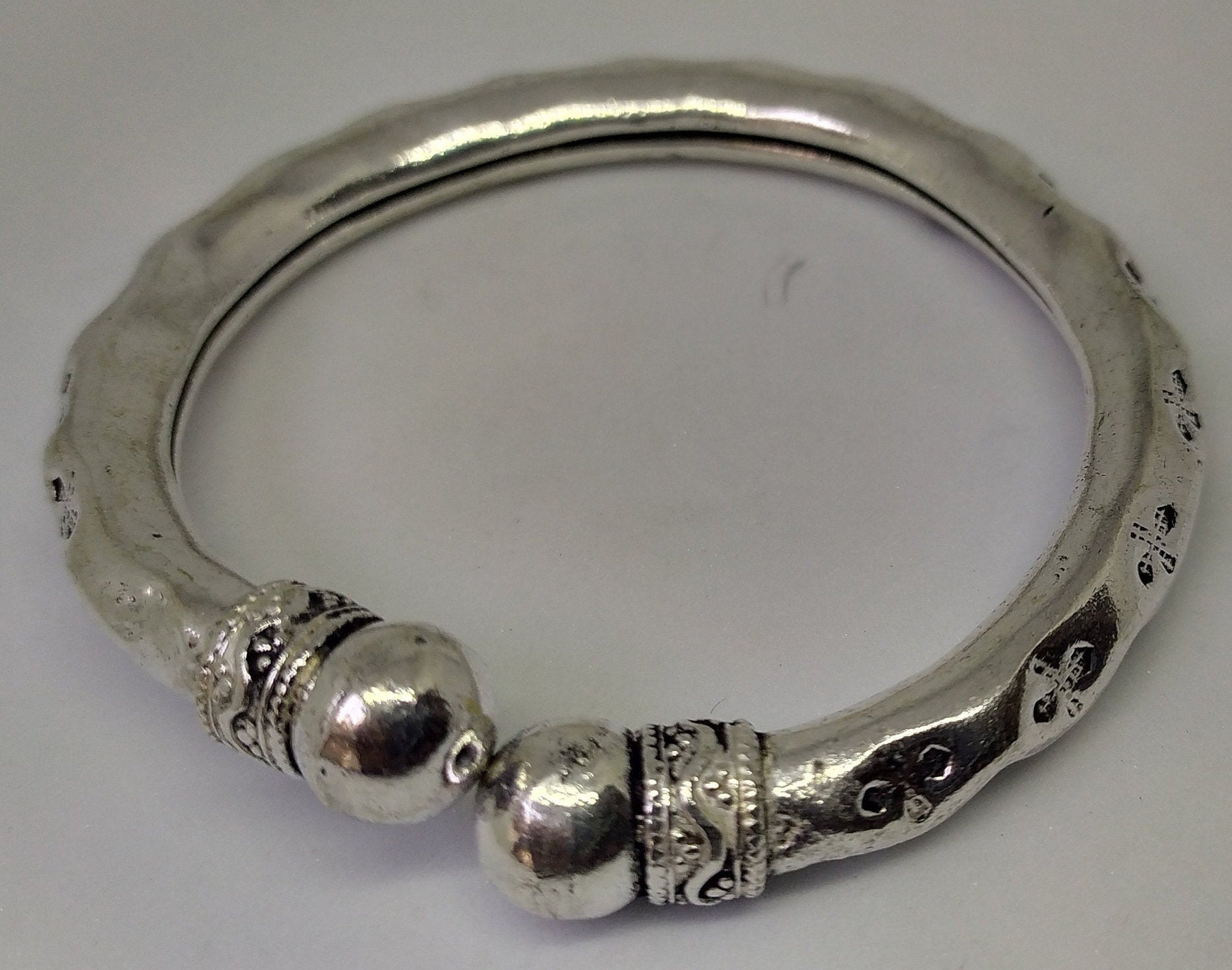 Bracelet FOR man indian traditional kadaBRASS bangle for Etsy