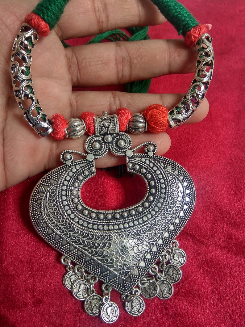 Dori necklace925 sterling silver pendant in thread dori Etsy