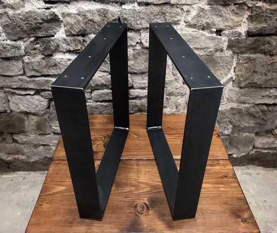 Table legs 50 cm 45 cm 40 cm 39 cm 30 cm wide raw steel DIY table  runners table frame coffee table dining table industrial design bench