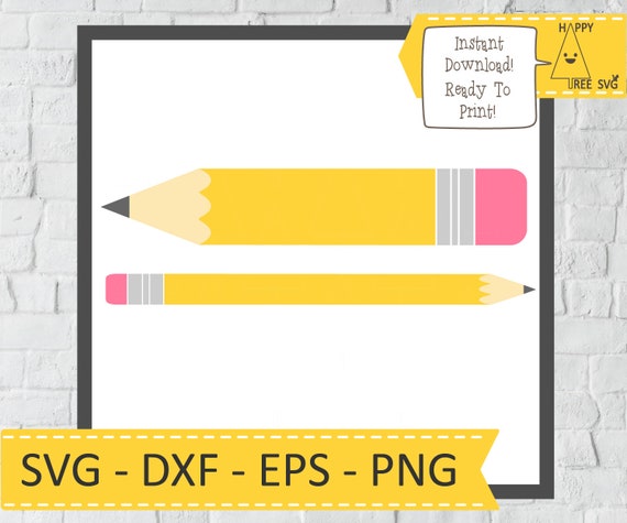 Download Free Pencil Svg Classroom Svg School Svg Dxf Png Eps Clipart Etsy SVG Cut Files