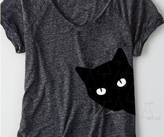 Download Black Cat Svg Dxf Png Eps Jpg Black Cat Shirt Cat Etsy PSD Mockup Templates
