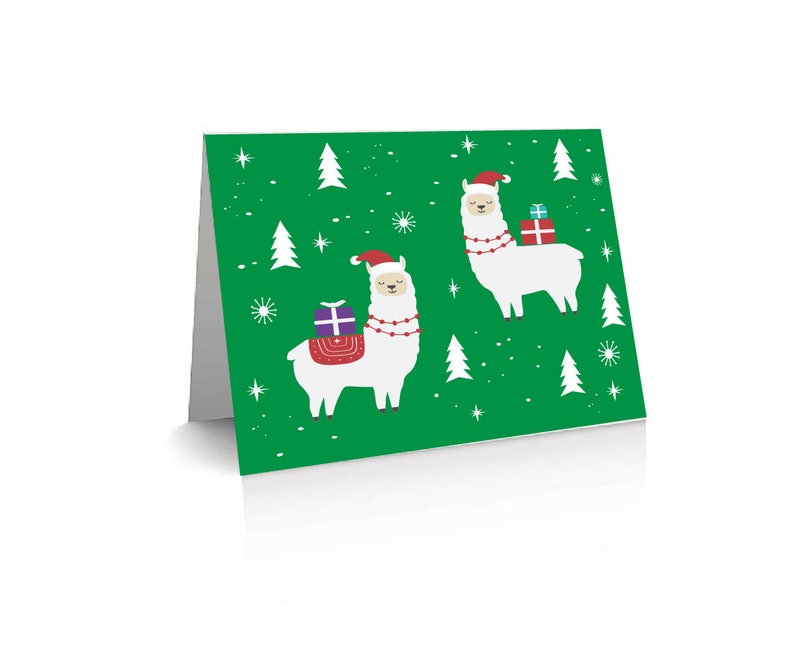 Download Christmas llama SVG llama svg dxf png eps clipart | Etsy