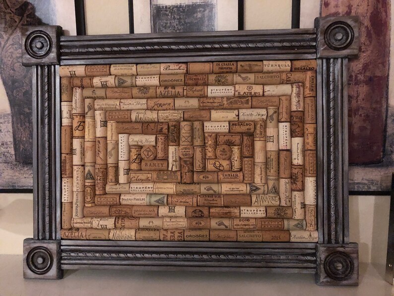 Wine Cork Bulletin Boards Etsy