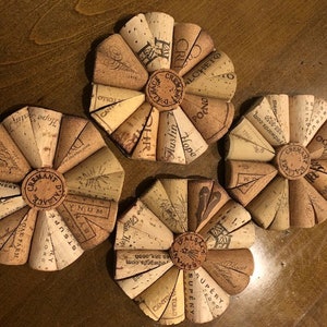 Cork coaster set of four (4)