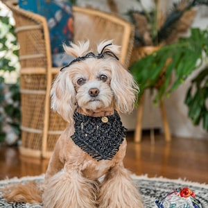 Boho Styled Macramé Dog Pet Bandanas