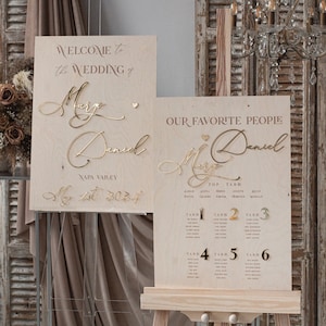 rustic wood & Gold Wedding Welcome Sign,  Boho Golden Wedding Decor, Personalised Wedding Sign, Wedding Board, Welcome Wedding Board, wdGPx