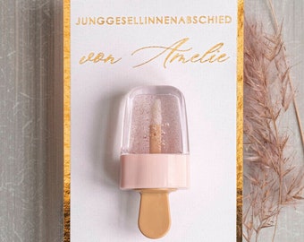 JGA Geschenke Gäste, Creative Gastgeschenke für Junggesellinnenabschied, Dankeschön zum JGA Kleine Geschenke für Freundinnen Lippenbalsam