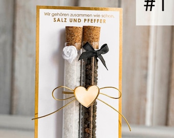 Personalisiert Gastgeschenke Hochzeit wir gehoren zusammen wie Salz Pfeffer Hochzeit Reagenzglas Gastgeschenk Hochzeitsgäste Brautpaar Namen