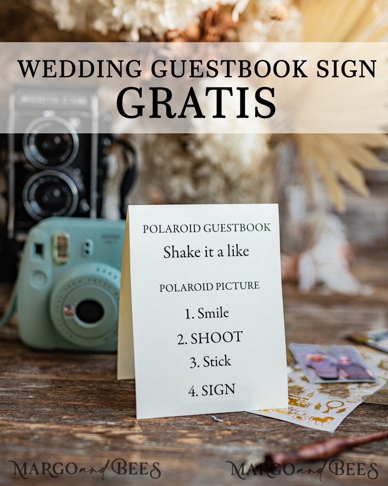 Boho glamour Golden Instax velvet Wedding GuestBook Gold, Large Instant Wedding Guest Book Ivory Polaroid velvet Guestbook, PhotoBook Instax, polaroid photobook, golden velvet photobook, instant velvet guestbook instax