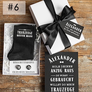 Trauzeuge  Geschenkbox Willst du mein Trauzeuge sein Trauzeuge geschenk fragen box Brautjungfer Trauzeuge, Geschenkschachtel Hochzeit