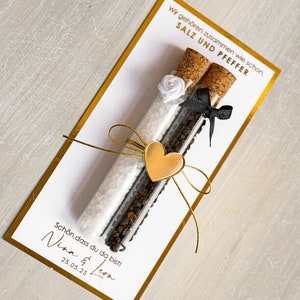 Personalisiert Gastgeschenke Hochzeit wir gehoren zusammen wie Salz Pfeffer Hochzeit Reagenzglas Gastgeschenk fur Hochzeitsgäste mit Name
Gastgeschenke komplett fertig dekoriert
gastgeschenke hochzeit Reagenzglas Salz und Pfeffer Personalisiert,