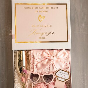 Trauzeugin geschenk fragen box Brautjungfer Morgenmantel , Möchtest Du meine Trauzeugin sein box Geschenkschachtel Hochzeit Trauzeuge fragen