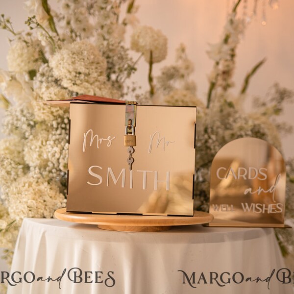 Mirror Card Box Etsy