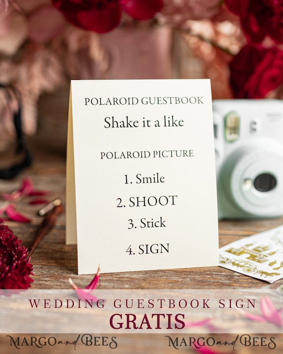 beige Instax velvet Wedding GuestBook Gold, Large Instant Wedding Guest Book,  Polaroid velvet Guestbook Nude Golden wedding