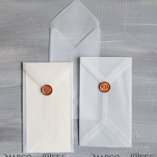 Vellum Envelopes Etsy