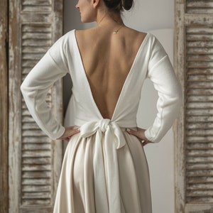 Plus Size Backless Sweater Dress Etsy