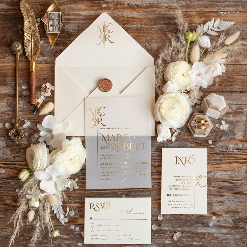 Modern Wedding Invites - Etsy