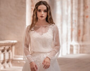 tulle jacket for wedding dress