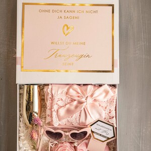 Trauzeugin geschenk fragen box Brautjungfer Morgenmantel , Möchtest Du meine Trauzeugin sein box Geschenkschachtel Hochzeit Trauzeuge fragen
