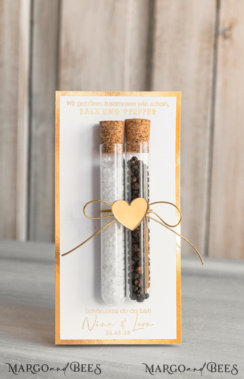 Personalisiert Gastgeschenke Hochzeit wir gehoren zusammen wie Salz Pfeffer Hochzeit Reagenzglas Gastgeschenk Hochzeitsgäste Brautpaar Namen