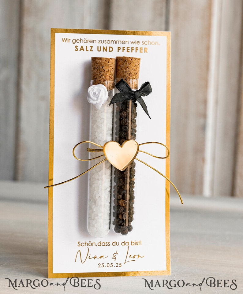 Personalisiert Gastgeschenke Hochzeit wir gehoren zusammen wie Salz Pfeffer Hochzeit Reagenzglas Gastgeschenk fur Hochzeitsgäste mit Name
Gastgeschenke komplett fertig dekoriert
gastgeschenke hochzeit Reagenzglas Salz und Pfeffer Personalisiert,