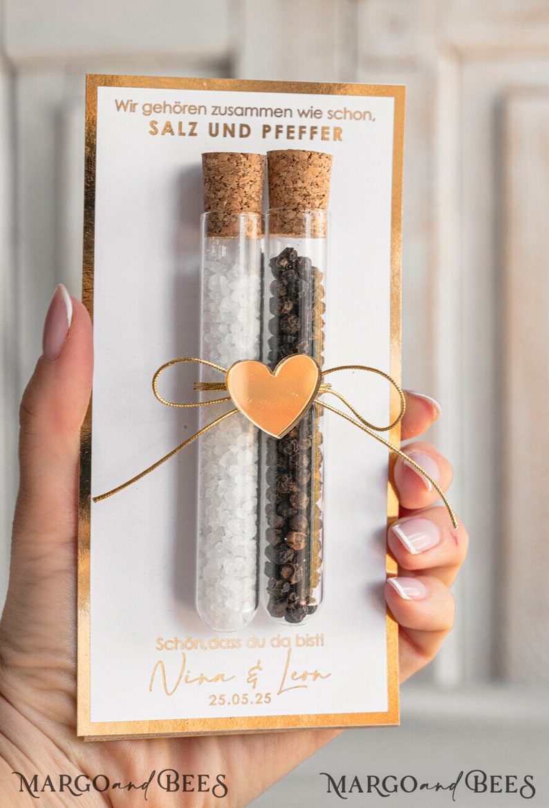 Personalisiert Gastgeschenke Hochzeit wir gehoren zusammen wie Salz Pfeffer Hochzeit Reagenzglas Gastgeschenk Hochzeitsgäste Brautpaar Namen