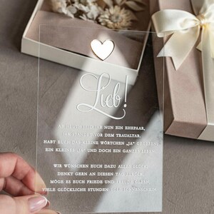 Geschenkschachtel für Geld Geldgeschenk zur Hochzeit mit Strauß aus Trockenblumen personalisiert Geschenk für Brautpaar Reagenzglas für Geld