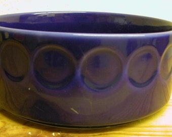 VINTAGE *** very nice blue salad bowl ***