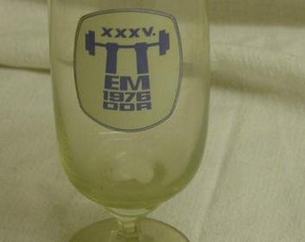 Collecting glass * XXXV EM of weightlifters - 1976 *