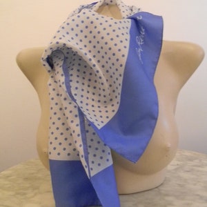 Vintage Light scarf dots/Polka image 1