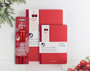 Gift Set A5, A6 and set of 2 pens - Sucseed Cherry