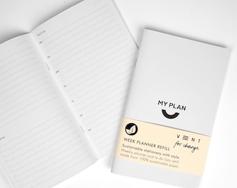 Sustainable Weekly Planner Refill - My Plan