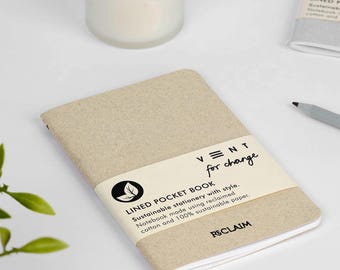 A6 Reclaim Cotton Notebook – PEARL