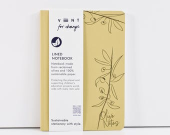 EnviroNotes A5 Notebook – Olive