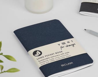 A6 Reclaim Cotton Notebook – BLUE