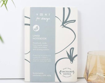 Orchard Organic Apple Waste A5 Notebook - Green