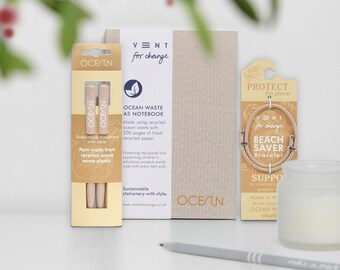 FREE Pen Pack with our OCEAN Waste Gift Set in Sandy Yellow