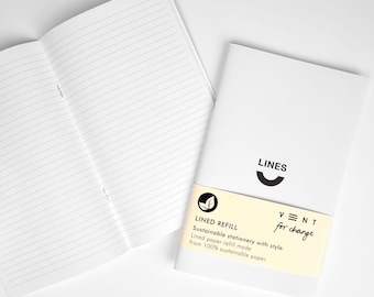 Sustainable Weekly Planner Refill - Lined