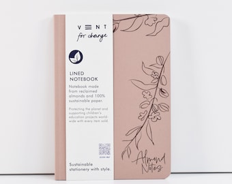 EnviroNotes A5 Notebook – Almonds