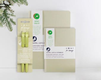 Gift Set A5, A6 and set of 2 pens - Sucseed Kiwi