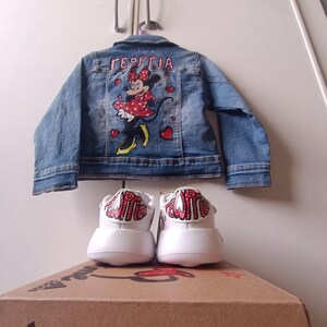 Minnie benutzerdefinierte Jeansjacke